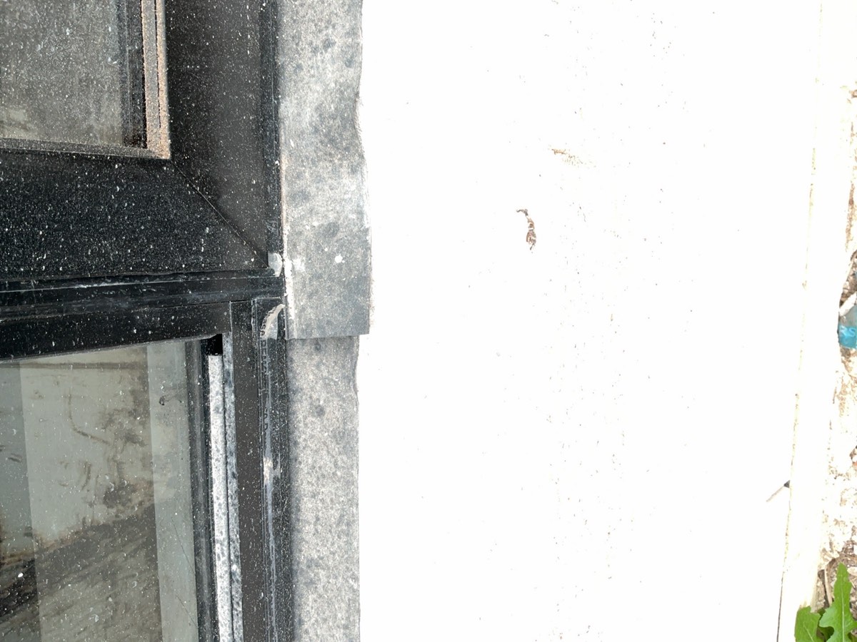 Window rubber flashing needing adjustment, Leppington