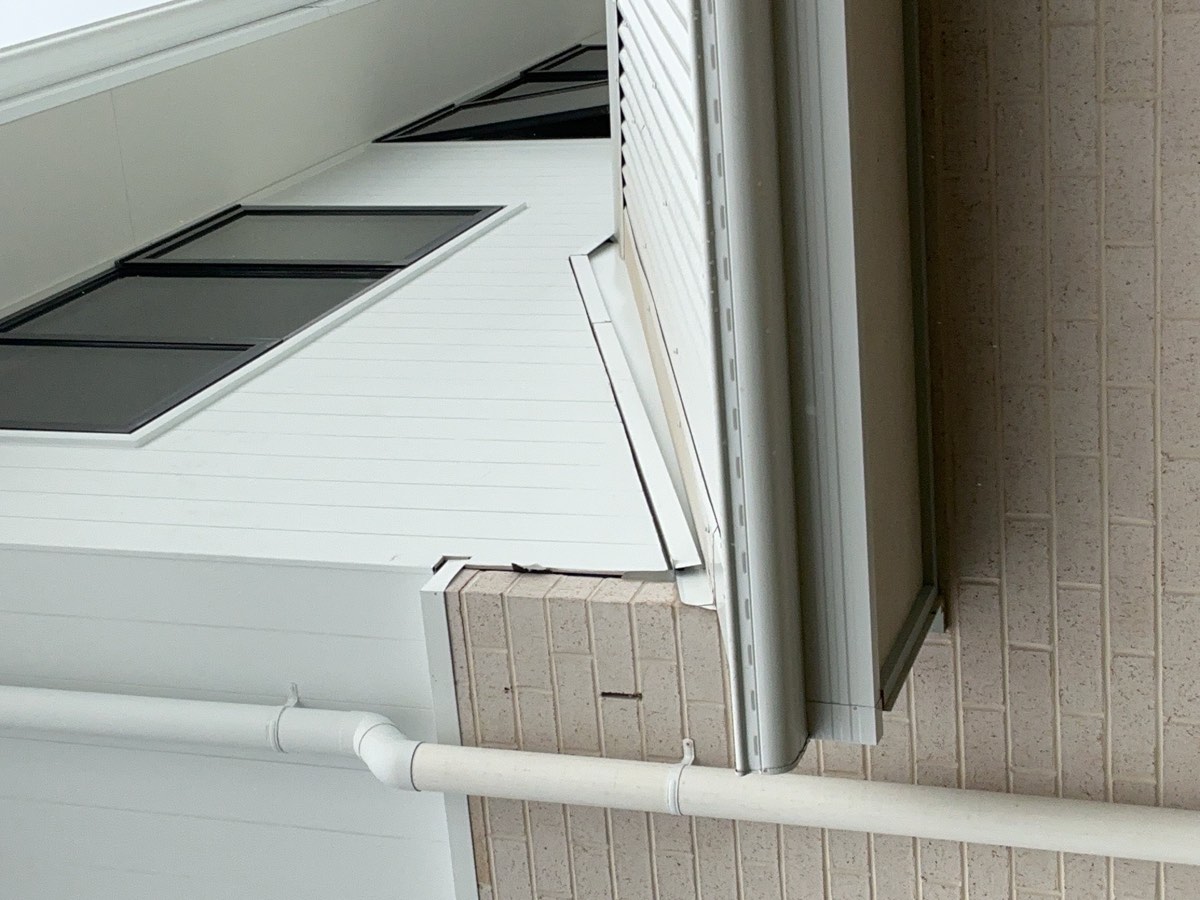 Roof flashings at fixing stage, Leppington