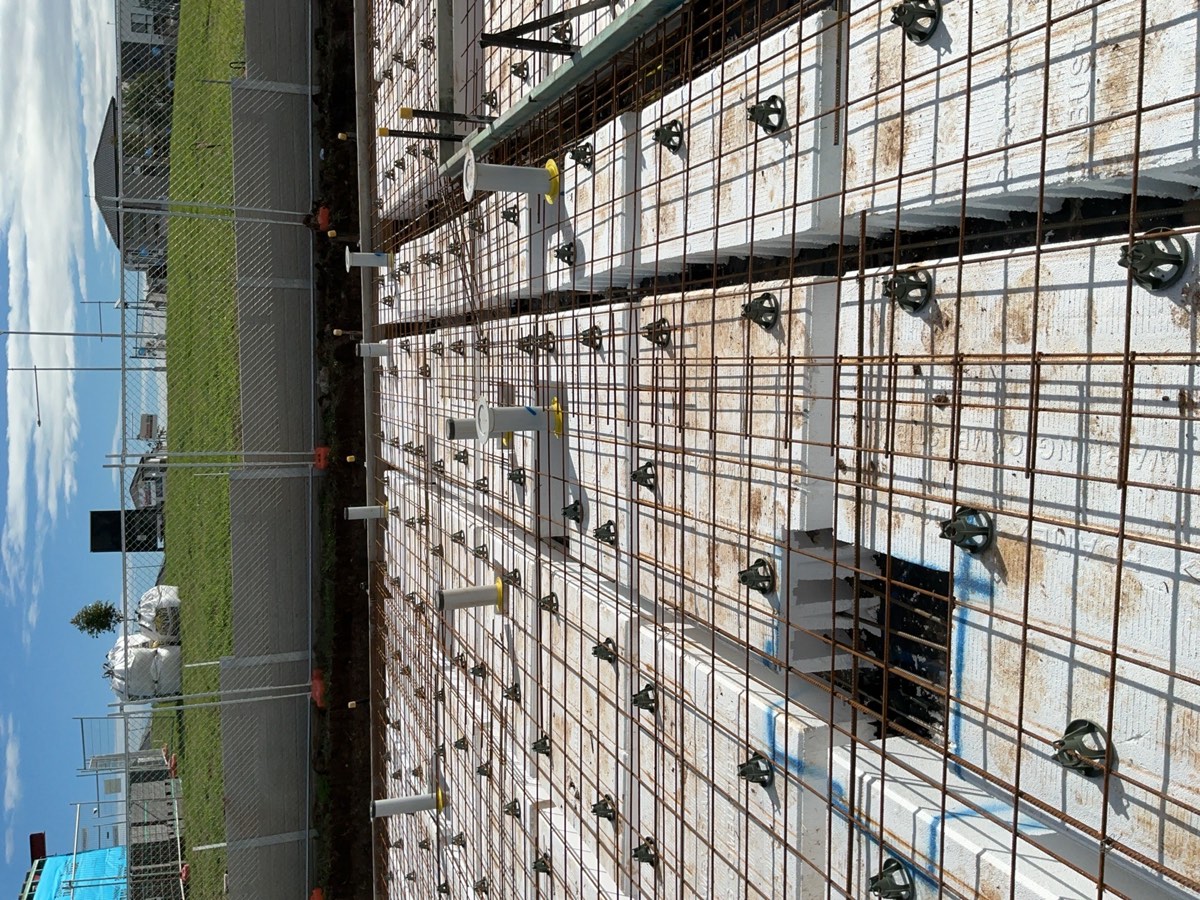 Shower recess not formed, recorded on a slab pre-pour inspection in Leppington